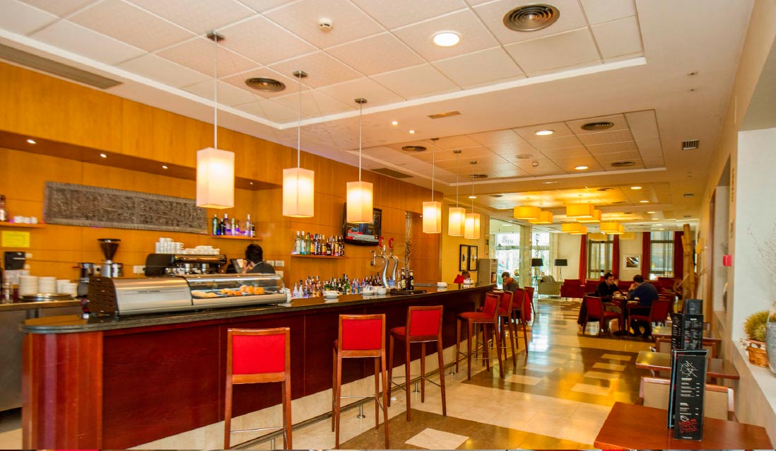 lobby bar hotel en Salamanca